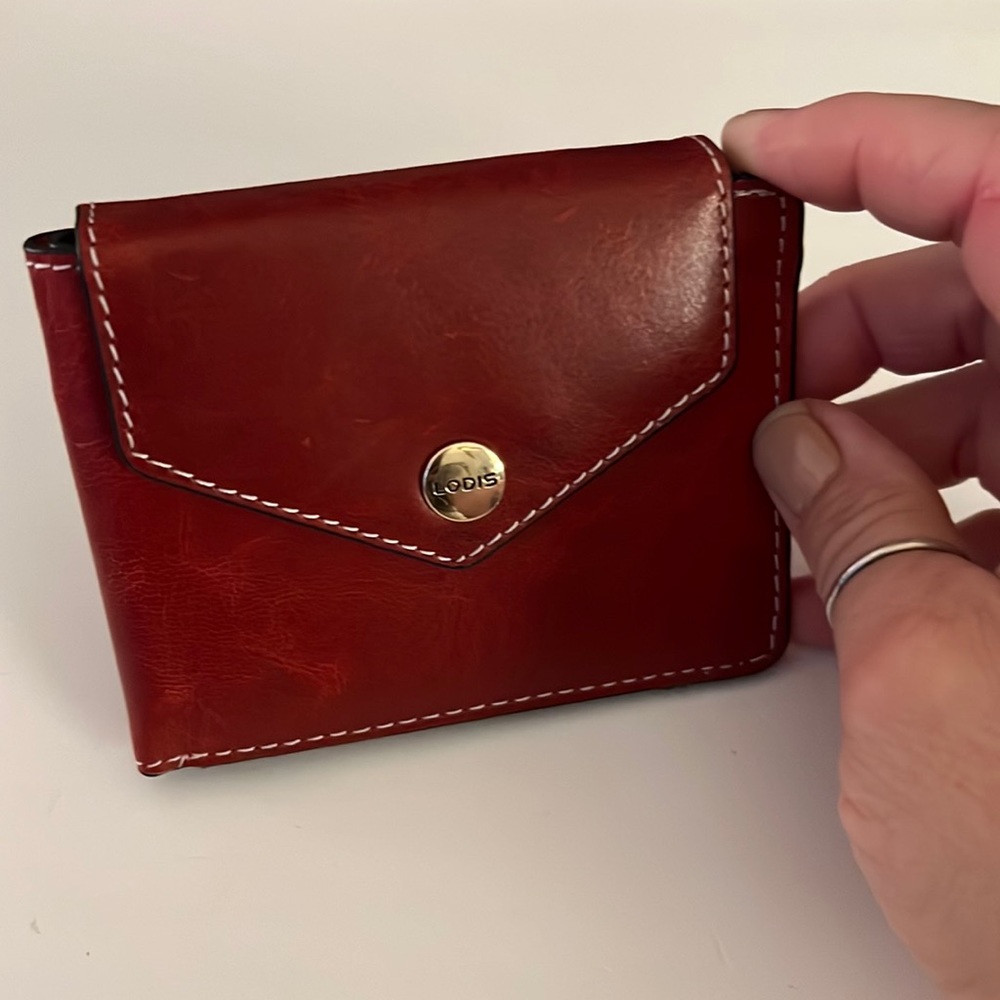 Lodis Brown Leather Wallet
